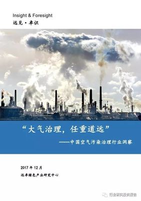 中国大气污染治理行业洞察报告